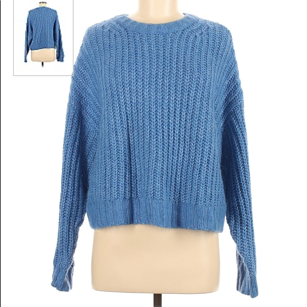 AMERICAN EAGLE OUTFITTERS Pullover Sweater: Blue